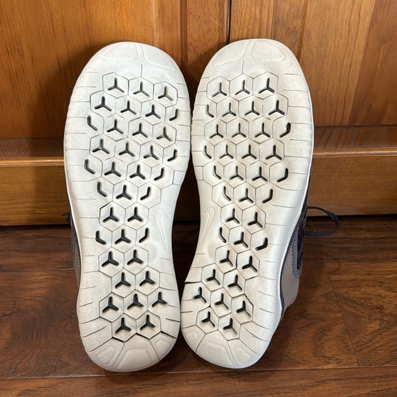 NIKE Free Run 18 Wild Velvet Sneakers Womens 8.5 Oil Gray Mink Brown Cheetah - Picture 9 of 10